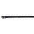 Kép 1/5 - PA12 kábelkötegelő, UV-álló, fekete  350×9mm, D=25-93mm, PA12