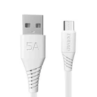 Kép 2/2 - USB to Micro USB Cable Dudao L2M 5A, 2m (White)