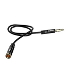 Kép 2/2 - Przedłużacz audio AUX jack 3,5 mm Dudao L11S, 1m (czarny)