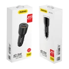 Kép 2/2 - Car charger Dudao TGR1, USB + USB-C, PD 22.5W (black)