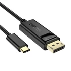 Kép 2/3 - USB-C to Display Port cable Choetech XCP-1801BK, unidirectional, 4K, 1.8m (black)