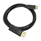 Kép 3/3 - USB-C to Display Port cable Choetech XCP-1801BK, unidirectional, 4K, 1.8m (black)