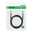 Kép 2/2 - UGREEN 3,5 mm-es AUX  jack kábel, 1,5 m (fekete)