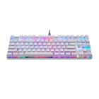 Kép 3/4 - Motospeed CK101 Mechanikus játékbillentyűzet RGB (fehér)