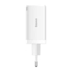 Kép 3/8 - Baseus GaN5 Pro hálozati töltő, 2xUSB-C + USB, 65W (fehér)