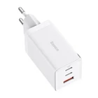 Kép 5/8 - Baseus GaN5 Pro hálozati töltő, 2xUSB-C + USB, 65W (fehér)