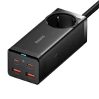 Kép 3/10 - Baseus GaN3 Pro Töltő / elosztó, 2xUSB + 2xUSB-C + AC, 100W (fekete)