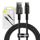 Kép 1/9 - Baseus Tungsten Gold USB - USB-C kábel, 100W, 1m (fekete)