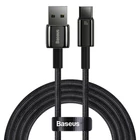Kép 2/9 - Baseus Tungsten Gold USB - USB-C Kábel, 100W, 2m (fekete)