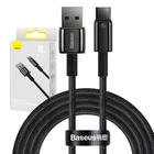 Kép 1/9 - Baseus Tungsten Gold USB - USB-C Kábel, 100W, 2m (fekete)
