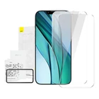 Kép 1/7 - Baseus Crystal iPhone 14/13/13/13 Pro Edzett üvegfólia (2 db)