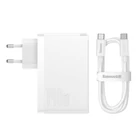 Kép 4/6 - Baseus GaN5 Pro Gyorstöltő, 2xUSB-C + USB, 140W (fehér)