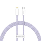 Kép 1/5 - Baseus Dynamic 2 series USB-C - Lightning töltőkábel, adatkábel, 20W, 1m (lila)