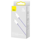 Kép 4/5 - Baseus Dynamic 2 series USB-C - Lightning töltőkábel, adatkábel, 20W, 1m (lila)