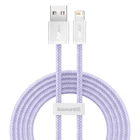 Kép 1/6 - Kabel USB do Lightning Baseus Dynamic 2, 2.4A, 2m (fioletowy)