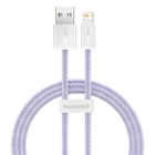 Kép 2/6 - Baseus Dynamic 2 USB - Lightning töltőkábel, 2.4A, 1m (lila)