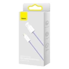 Kép 5/6 - Baseus Dynamic 2 USB - Lightning töltőkábel, 2.4A, 1m (lila)