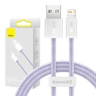 Kép 1/6 - Baseus Dynamic 2 USB - Lightning töltőkábel, 2.4A, 1m (lila)