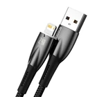 Kép 3/7 - Baseus Glimmer USB - Lightning kábel, 2.4A, 1m (fekete)