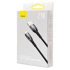 Kép 6/7 - Baseus Glimmer USB - Lightning kábel, 2.4A, 1m (fekete)