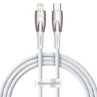 Kép 1/5 - USB-C kábel Lightning Baseus Glimmer sorozat, 20 W, 1 m (fehr)