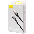 Kép 5/6 - Baseus Glimmer USB-A - USB-C töltőkábel, 100W, 1m (fekete)