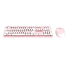 Kép 1/2 - Wireless keyboard + mouse set MOFII Sweet 2.4G (White-Pink)