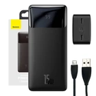 Kép 1/8 - Baseus Bipow Powerbank, 30000mAh,15W (fekete)
