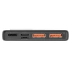 Kép 4/7 - Baseus Adaman Metal Powerbank, 10000mAh , 2xUSB, USB-C, Lightning, MicroUSB  22.5W (fekete)
