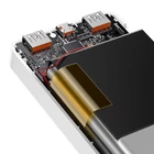 Kép 4/8 - Baseus Bipow Powerbank, 10000mAh, 20W (fehér)