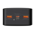 Kép 5/8 - Baseus Bipow Powerbank, 30000mAh, 20W (fekete)