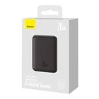 Kép 10/24 - Baseus Magnetic Mini Powerbank, USB-C, 10000mAh, 20W, MagSafe (fekete)