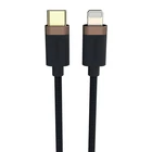 Kép 1/2 - Duracell USB-C cable for Lightning 1m (Black)