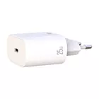 Kép 2/3 - XO L91 fali töltő, USB-C, 25 W + USB-C-Lightning kábel (fehér)