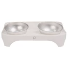Kép 1/4 - Bowls for dogs and cats Paw In Hand (White)