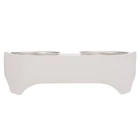 Kép 2/4 - Bowls for dogs and cats Paw In Hand (White)