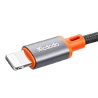 Kép 3/4 - Mcdodo CA-0780 Lightning to 3.5mm AUX mini jack cable, 1.2m (black)