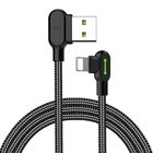 Kép 1/4 - USB to Lightning cable, Mcdodo CA-4673, angled, 1.8m (black)