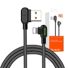 Kép 4/4 - USB to Lightning cable, Mcdodo CA-4673, angled, 1.8m (black)