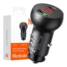Kép 4/4 - Mcdodo CC-7030 Car Charger, USB + USB-C, with Display, 45W (Black)