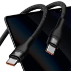 Kép 4/9 - Baseus Flash 2 az 1-ben USB töltőkábel, USB-C - USB-C, 100W, 1.5m (fekete)