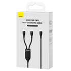Kép 8/9 - Baseus Flash 2 az 1-ben USB töltőkábel, USB-C - USB-C, 100W, 1.5m (fekete)