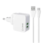 Kép 1/3 - Wall charger  LDNIO A2203 2USB + USB-C cable