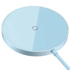 Kép 3/8 - Baseus Simple Mini3 Mágneses (MagSafe) vezeték nélküli indukciós töltő, 15W (kék)