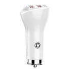 Kép 3/3 - Ładowarka samochodowa LDNIO C511Q 2USB + kabel USB-C