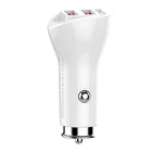 Kép 2/4 - LDNIO C511Q 2USB Car charger + Lightning cable