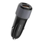 Kép 5/5 - Ładowarka samochodowa LDNIO C510Q USB, USB-C + USB-C - USB-C cable kabel Lightning