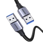 Kép 2/2 - Kabel USB3.0, USB-A męski do USB-A męski,  UGREEN 	US373  2A, 0,5m (czarny)