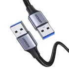 Kép 2/2 - Kabel USB3.0, USB-A męski do USB-A męski,  UGREEN 	US373  v 2A, 1m (czarny)