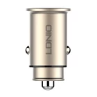 Kép 2/5 - LDNIO C506Q USB, USB-C Car charger + Lightning Cable